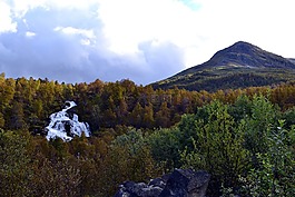 景觀,視圖,山