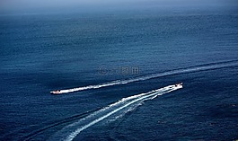 海,帆船,藍色