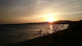 日落,晚上,太陽(yáng)
