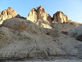 死亡谷,山,石