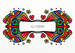 旗幟,邊境,幀