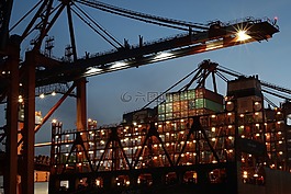 漢堡,端口,起重機(jī)