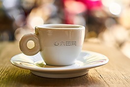 咖啡,咖啡館,表