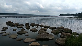 湖,水,石头