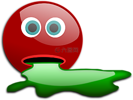 嘔吐,親,笑臉