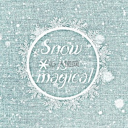 雪,魔術(shù),冬天