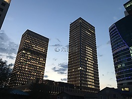 天空,城市,建設