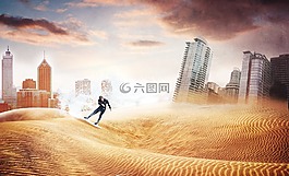 沖浪,圖形,假想