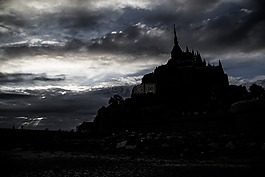 mont st michel,法國,諾曼底