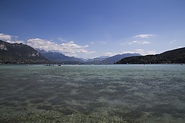 湖,纳西,山