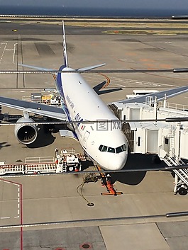 機場,飛機,登機