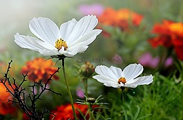 鮮花,小花朵,花園的花