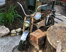 摩托車,迷你的自行車,minibike