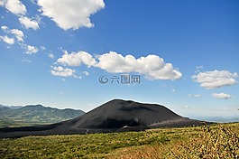 火山,景观,查看