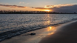 漢堡,易北河,晚上