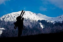 山,景觀,自然