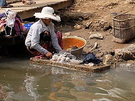 緬甸,河,水
