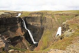 grannifoss,瀑布,冰島