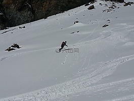 滑雪,滑雪板,冬天