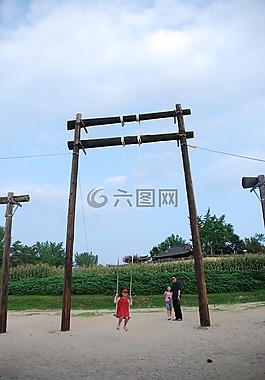 秋千,韩国传统,河回村