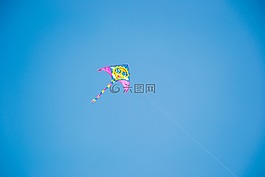 風(fēng)箏,吹走,繩