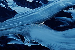藍(lán)色,雪,冬天