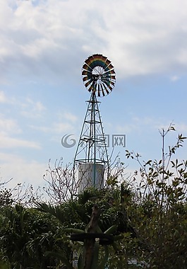 風車,景區(qū),農(nóng)場