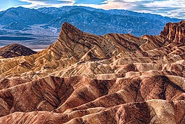 山,高地,云