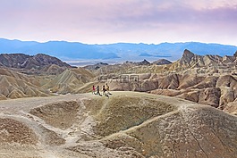 死亡谷,zabriskie 点,沙漠