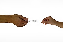 手,给,采取