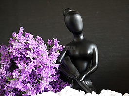 女子,雕塑,數(shù)字