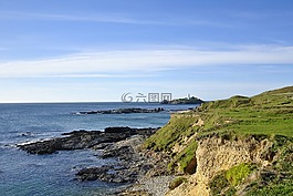 懸崖,海邊,景觀