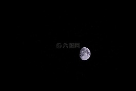 月球,夜,月光