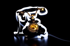 光色,電話,光