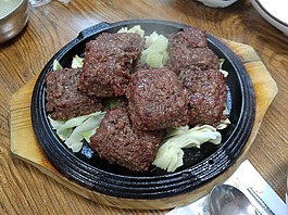 tteokgalbi,潭阳tteokgalbi,韩国食品