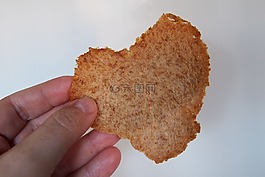 面包,三明治,心