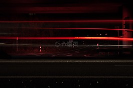 夜,長期,曝光