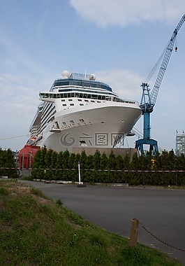 船舶,大,旅游