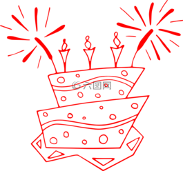 蛋糕,生日,慶典