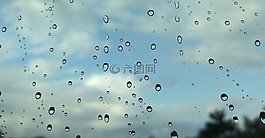 雨滴,窗口,滴