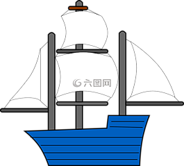 帆船,船舶,帆