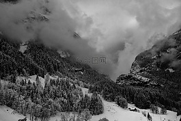 山,瑞士,高山