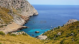 海,海岸,整體的一部分水域