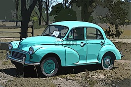 莫里斯輕微,車,汽車