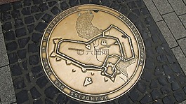 德國(guó),德地圖,路面