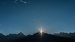山,黑暗,藍(lán)色