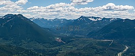 山,谷,高原