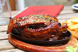 猪肉,肋骨,西方