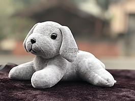 可愛,玩具,灰色