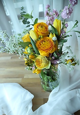 鮮花,花束de fleurs,花瓶